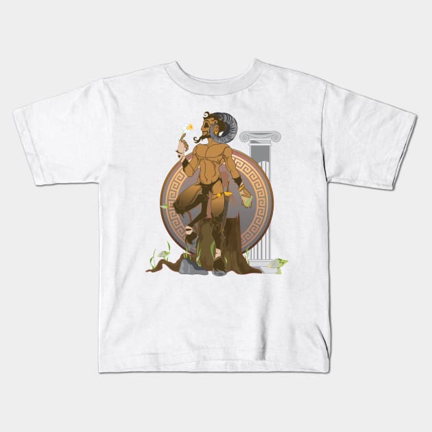 Pan Kids T-Shirt by The Cuban Witch